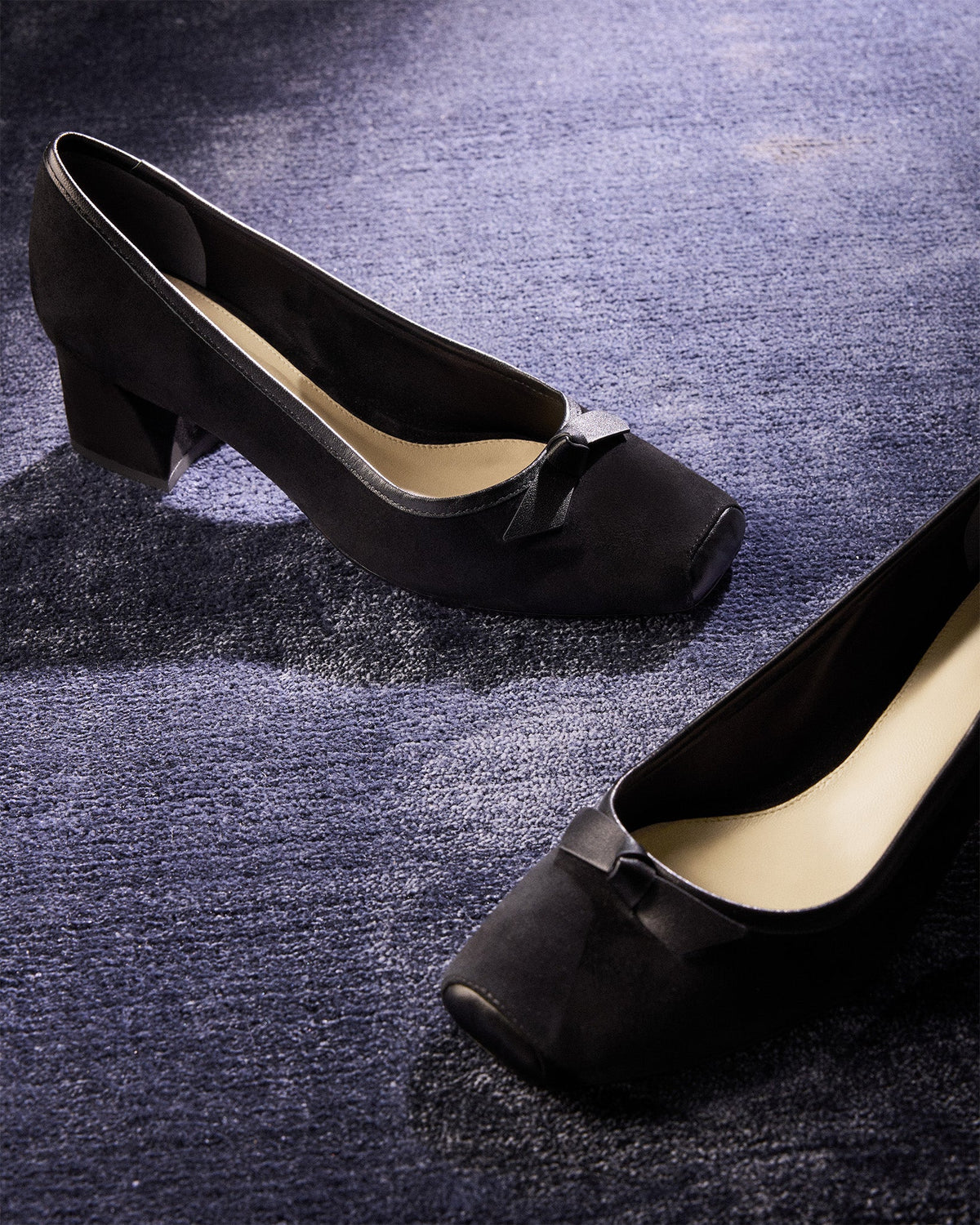 Clarita Square Pump 45 Black