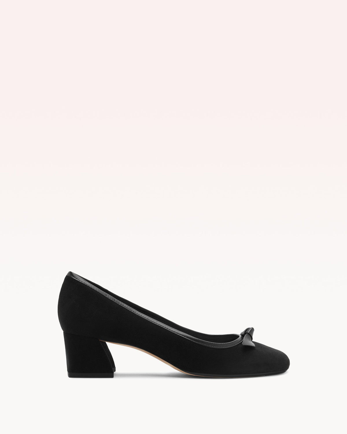 Clarita Square Pump 45 Black