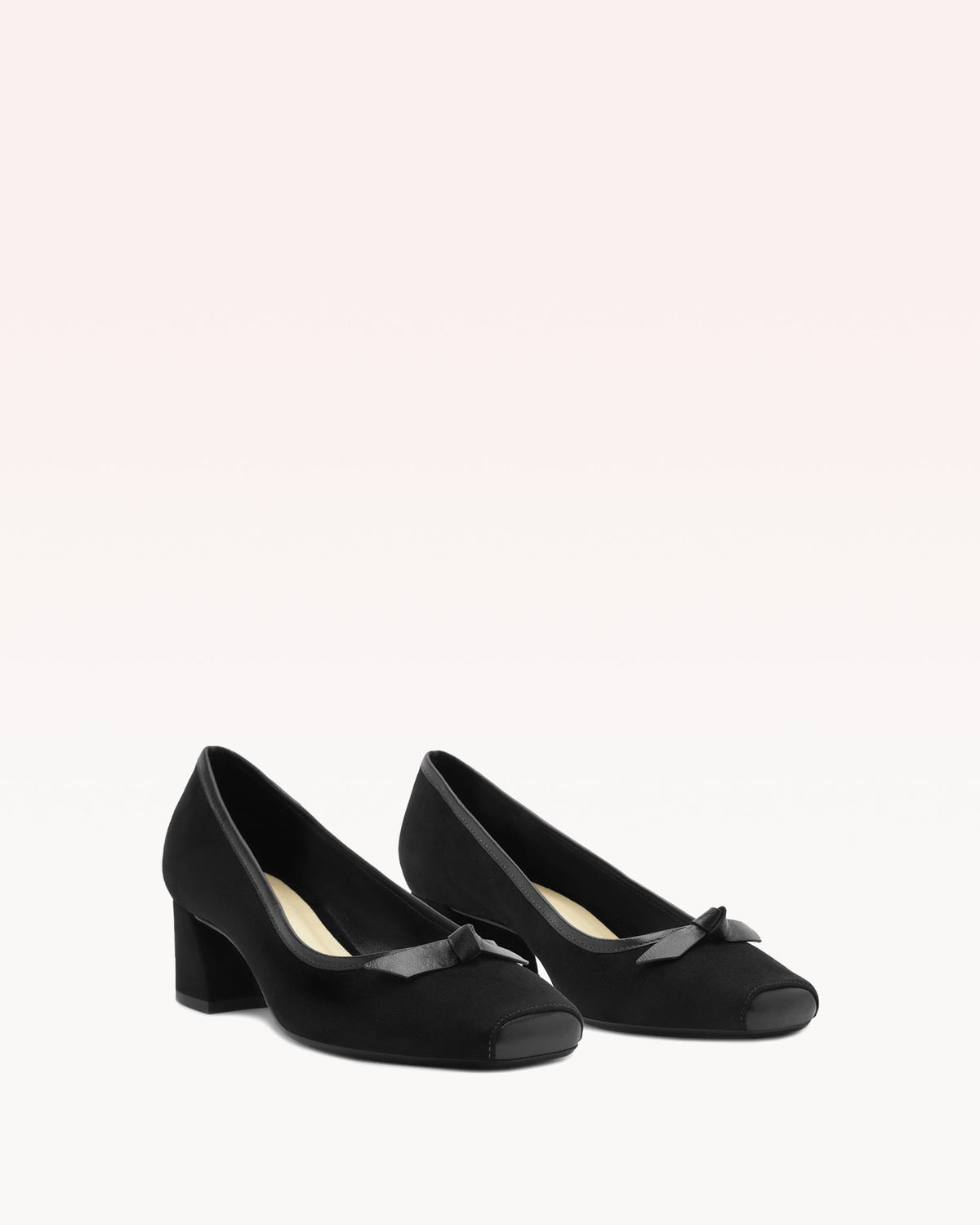 Clarita Square Pump 45 Black