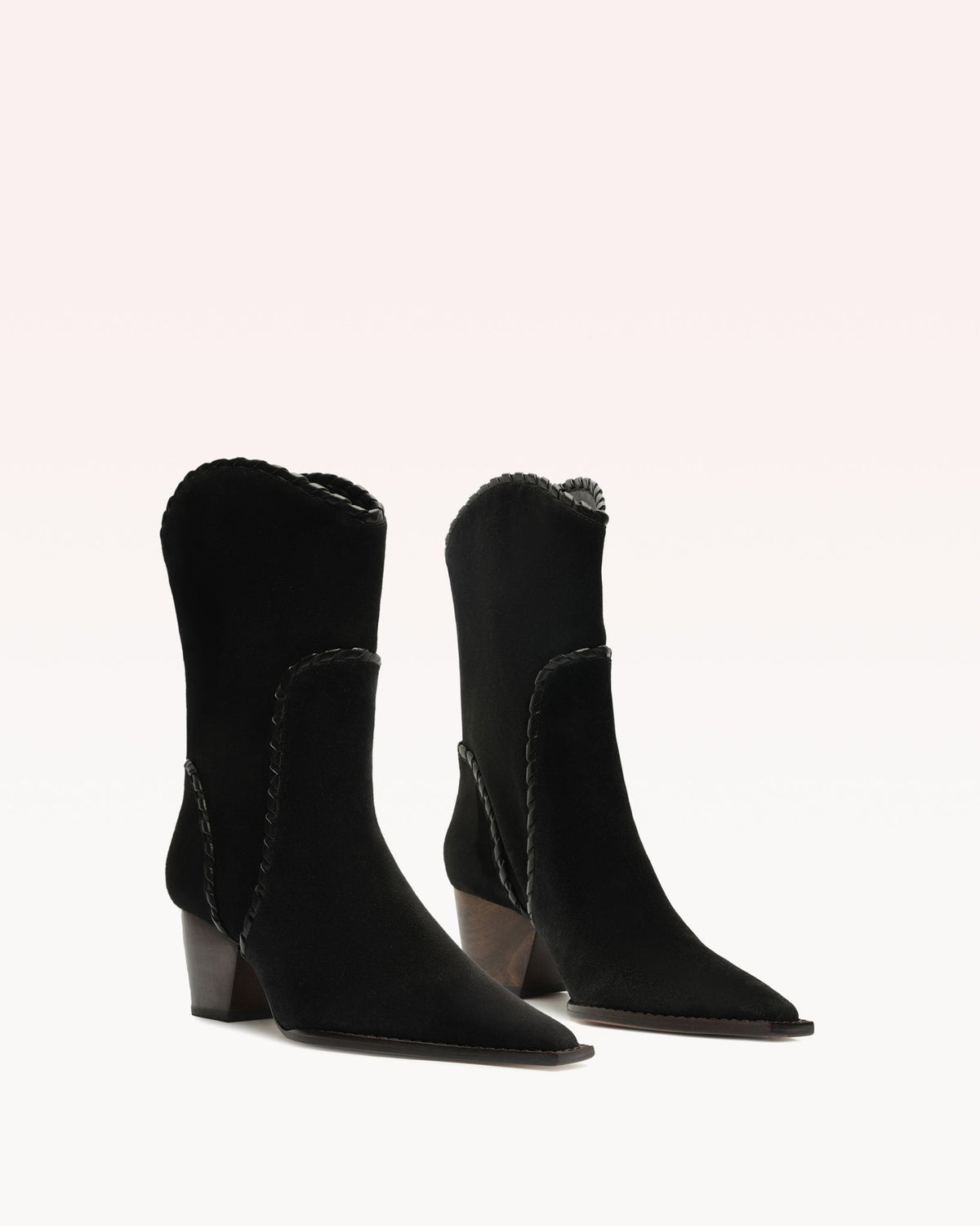 Victoria Bootie Saddle Black