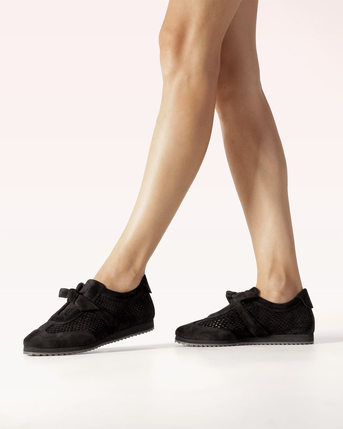 Clarita Laser Ballet Sneaker Black