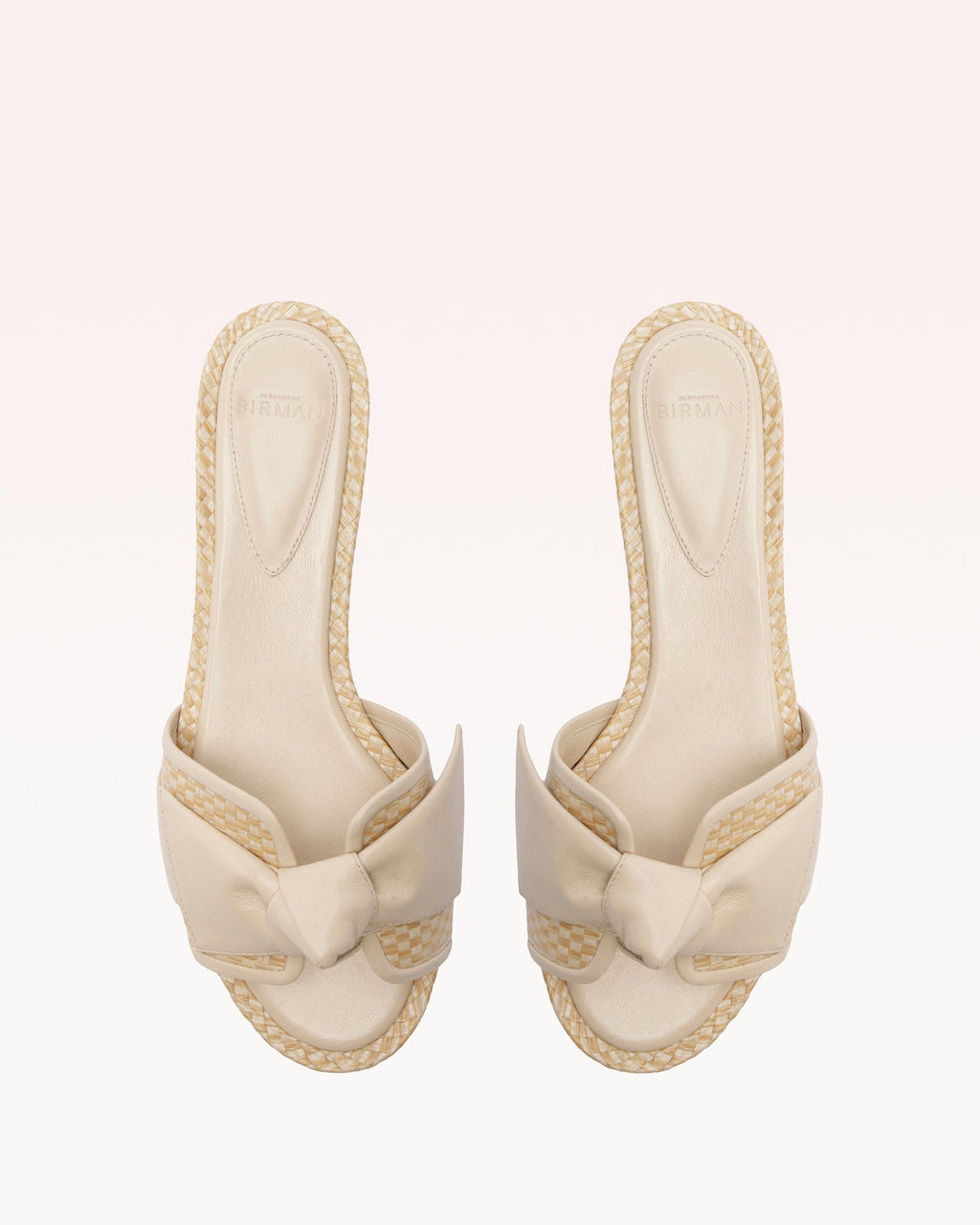 Maxi Clarita Raffia Flat Shell