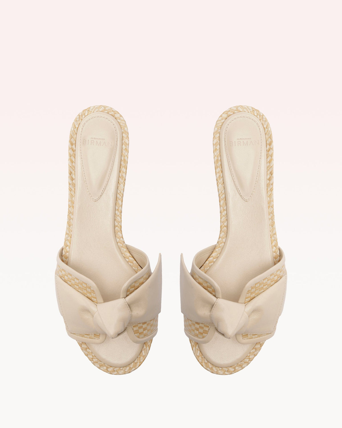 Maxi Clarita Raffia Flat Shell