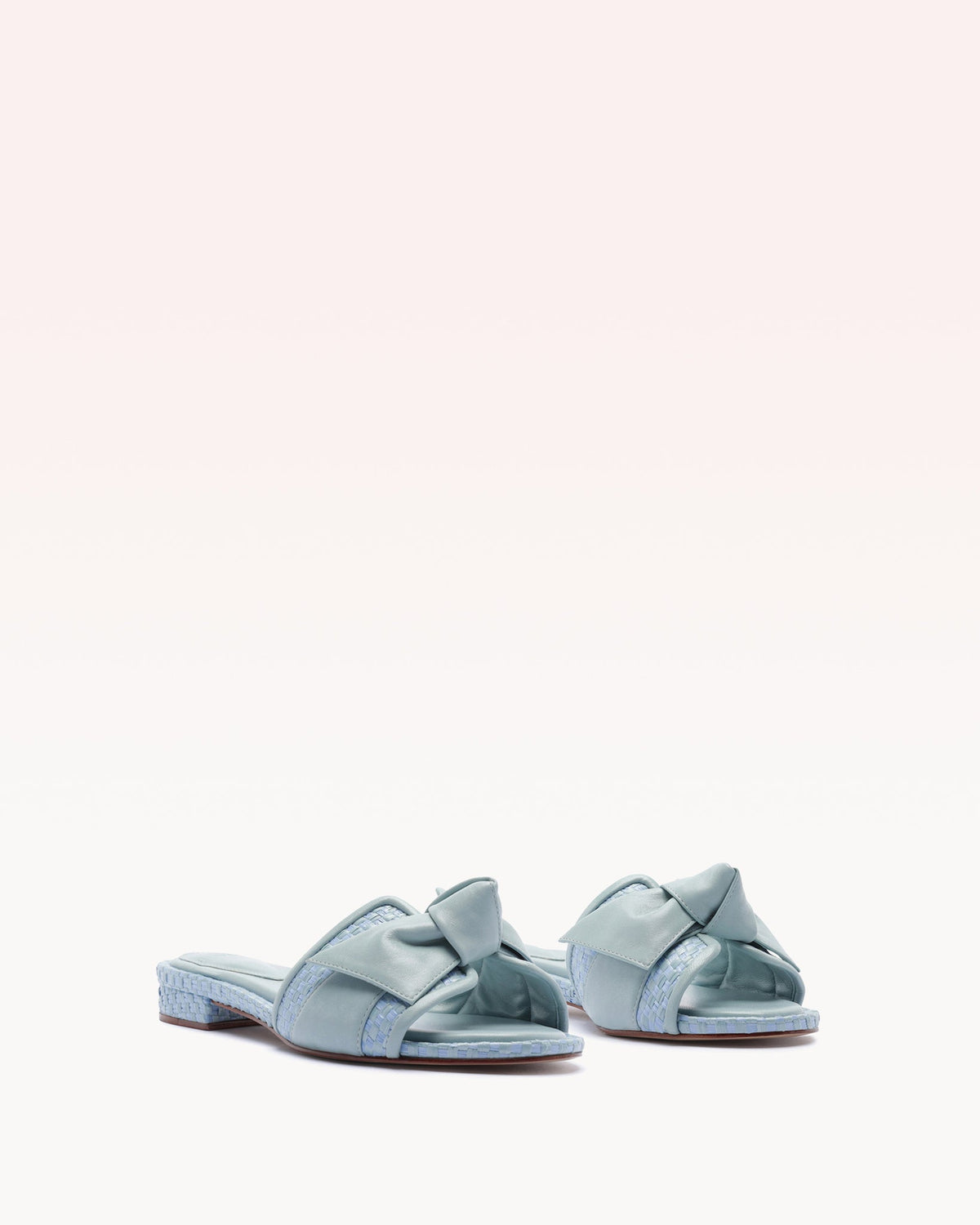 Maxi Clarita  Raffia Flat Dust Blue