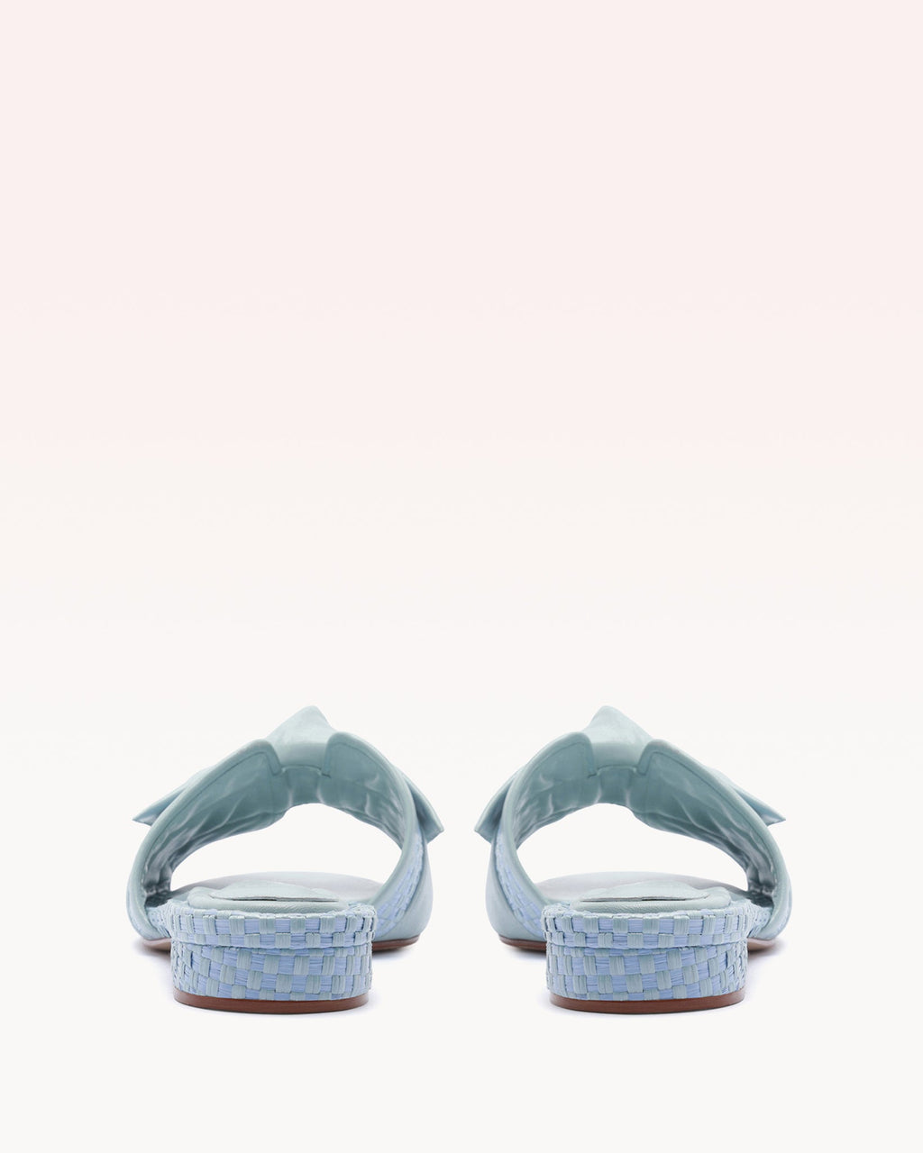 Maxi Clarita  Raffia Flat Dust Blue