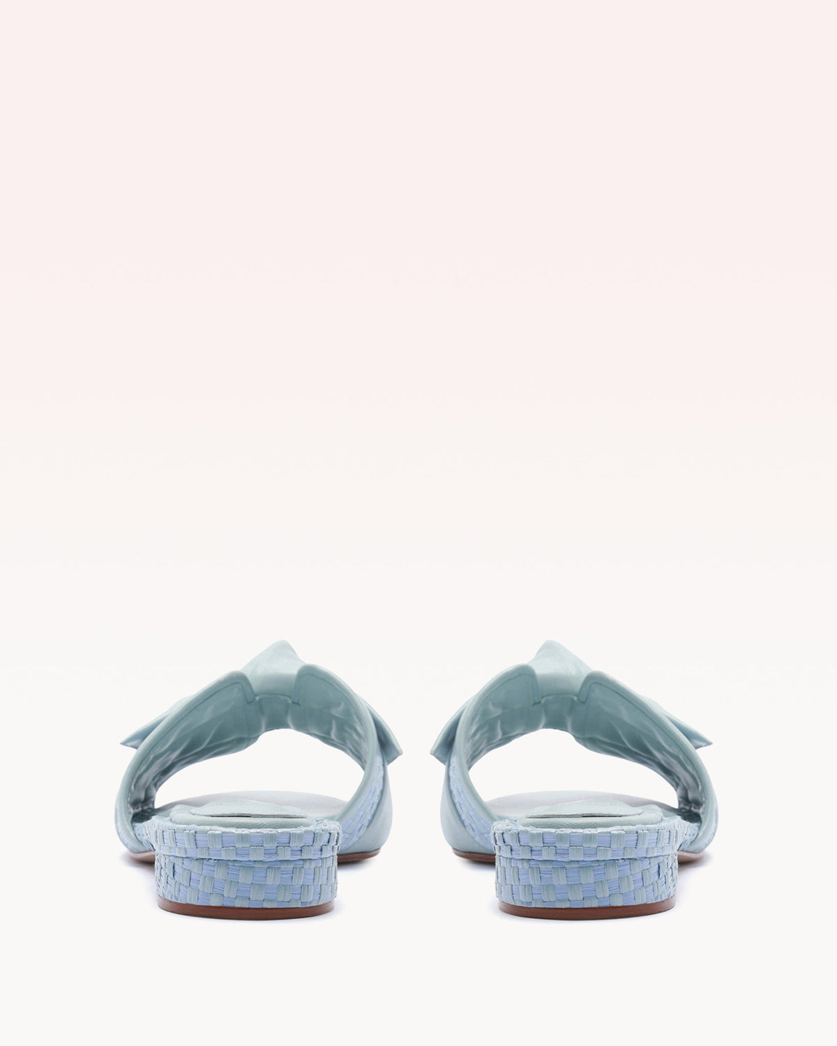 Maxi Clarita  Raffia Flat Dust Blue