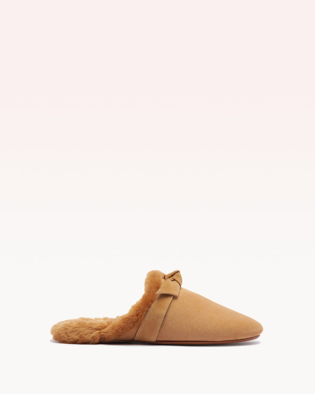 Clarita Babouche Shearling Almond