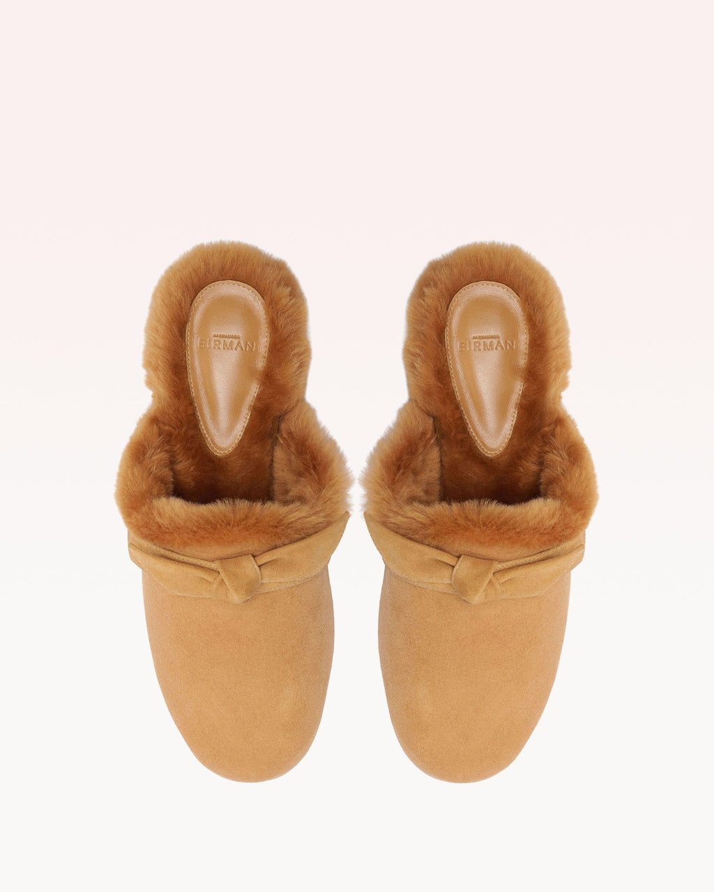 Clarita Babouche Shearling Almond