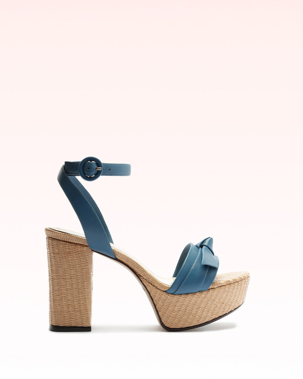 Clarita Raffia 95 Denim