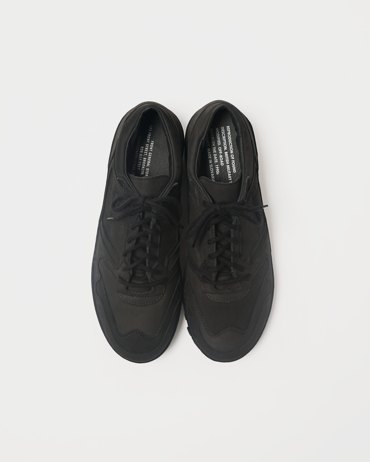 British Military Trainer 1858FG / Black Nubuck