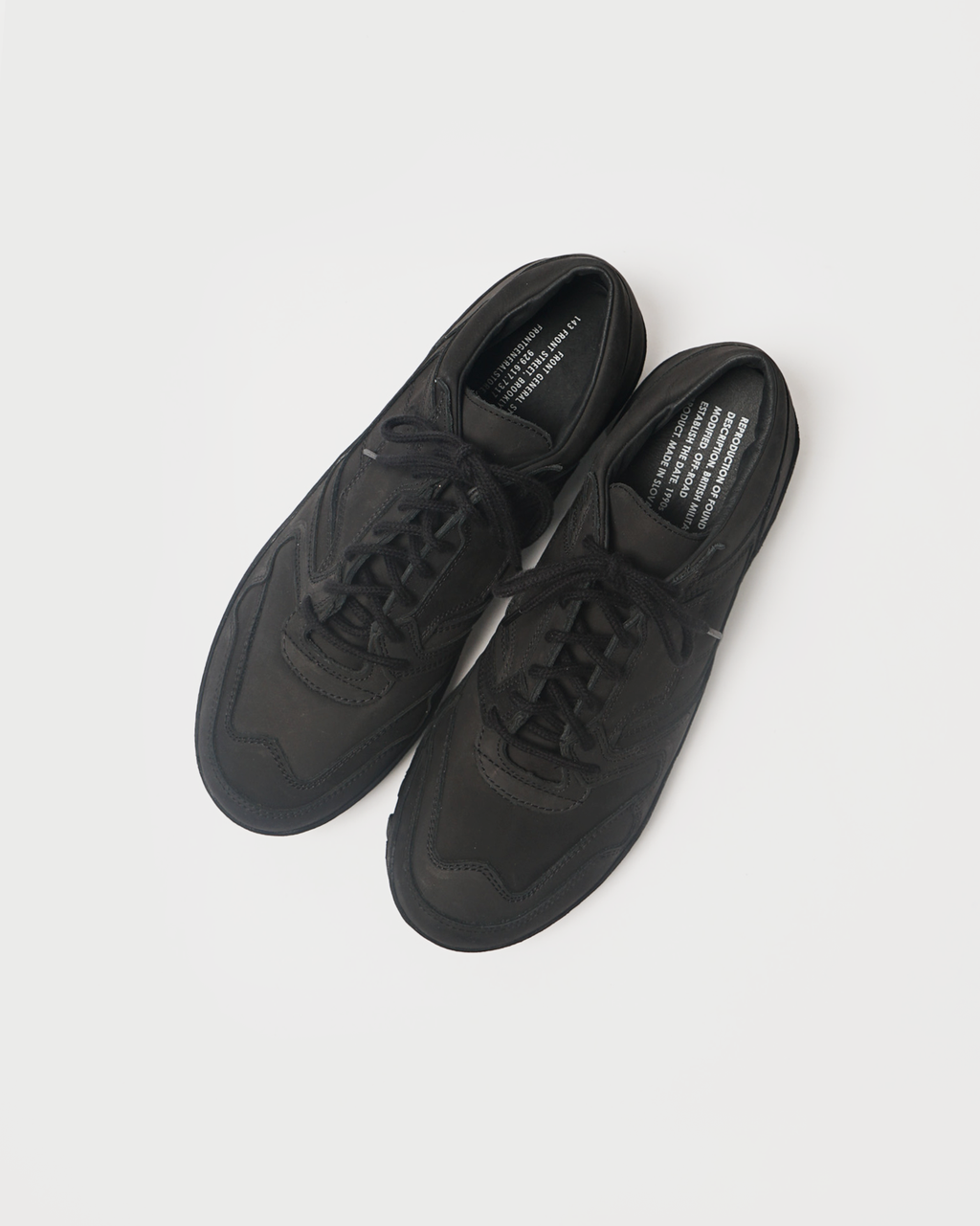British Military Trainer 1858FG / Black Nubuck