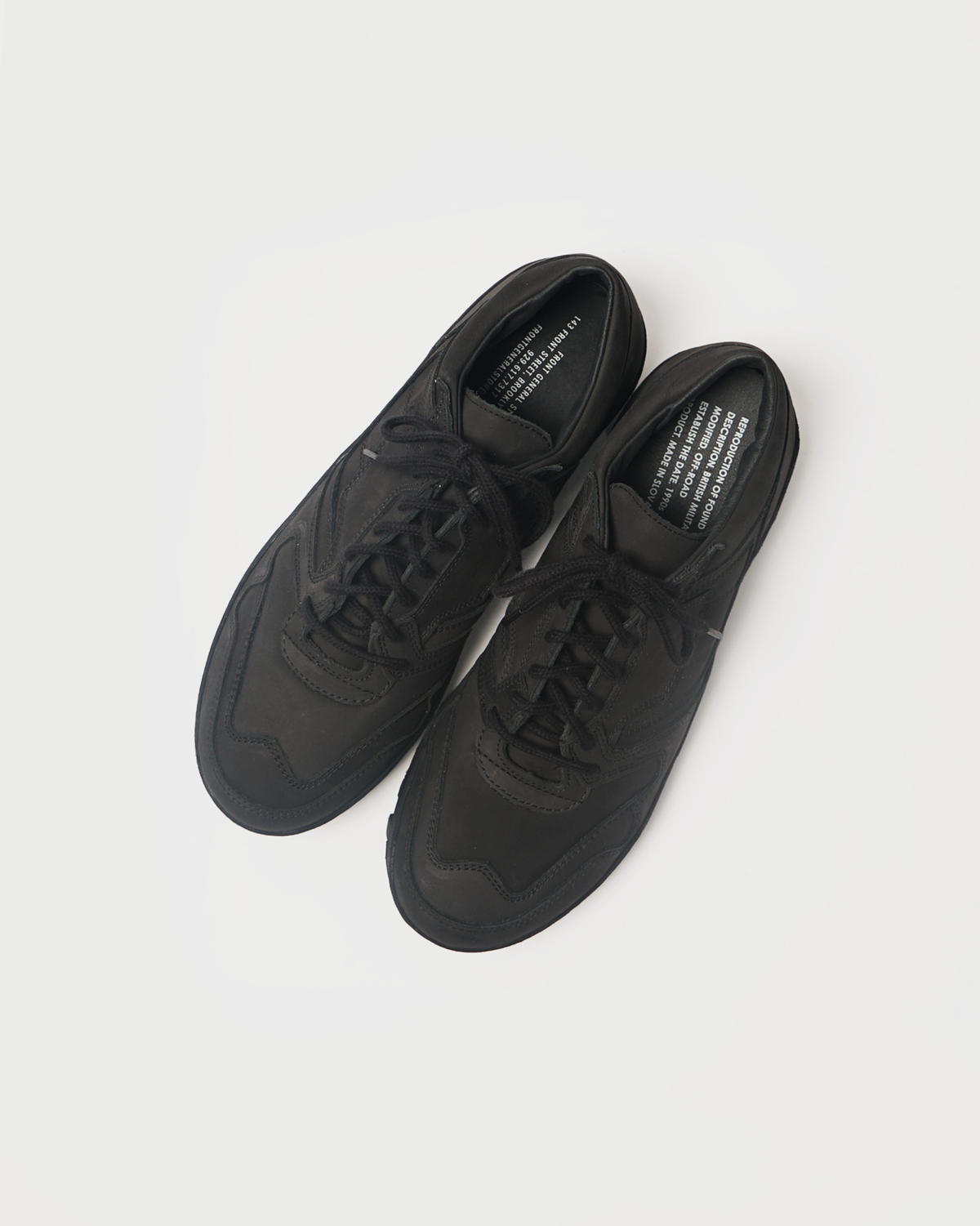 British Military Trainer 1858FG / Black Nubuck