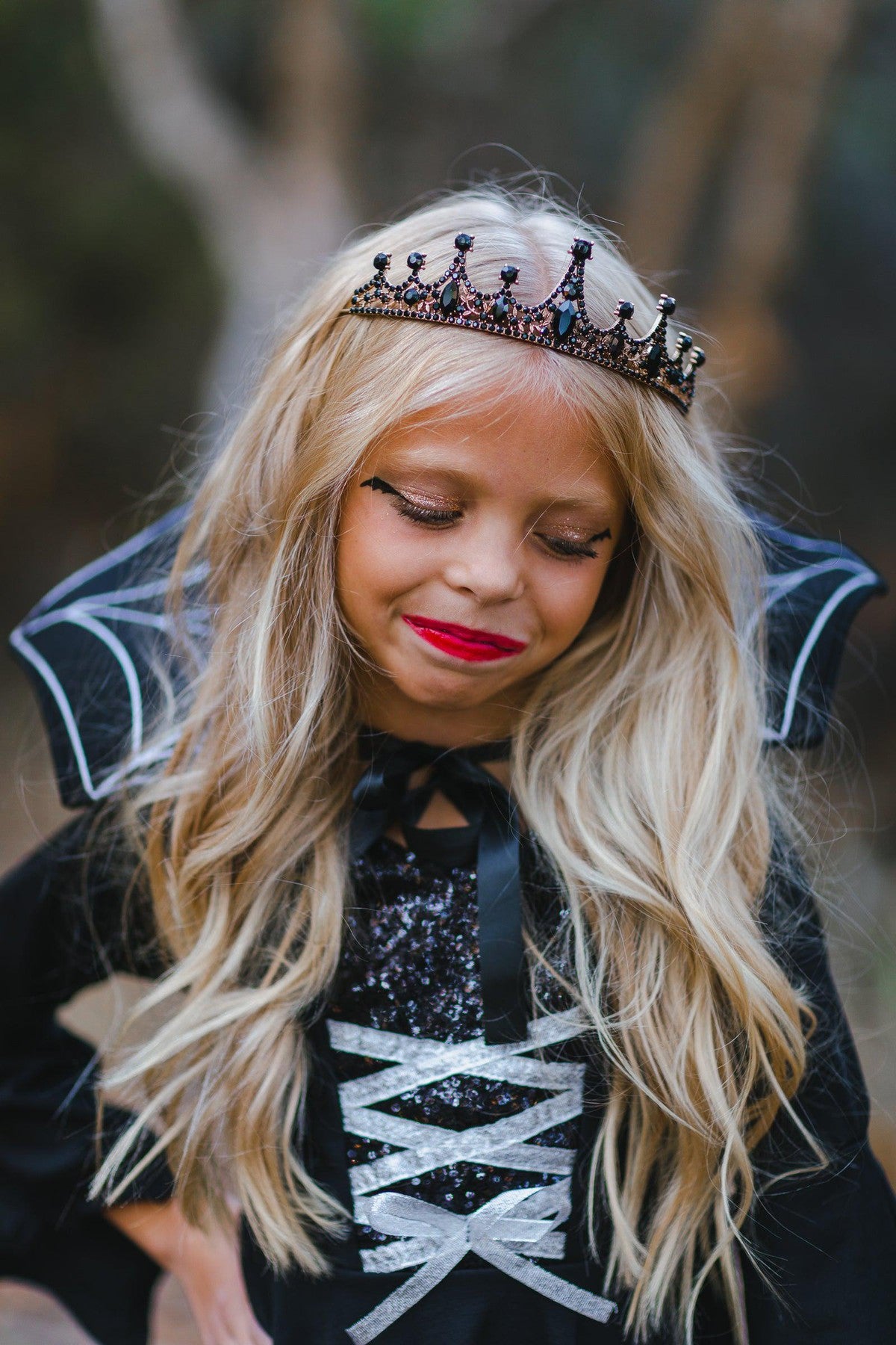 Black & Gold Vampire Queen Tiara