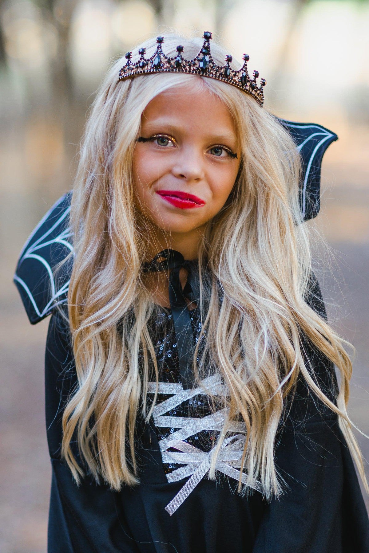 Black & Gold Vampire Queen Tiara