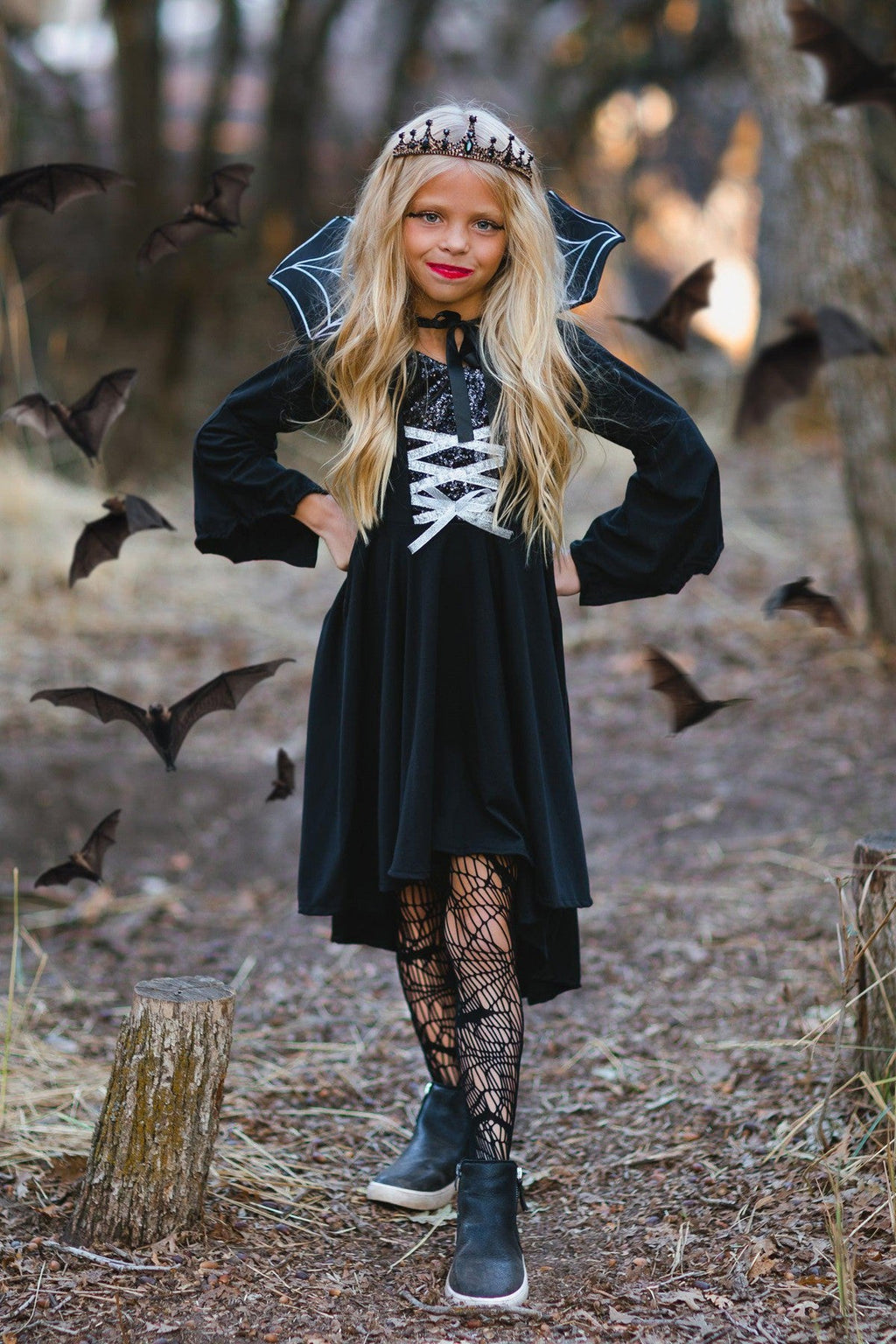 Black & Gold Vampire Queen Tiara