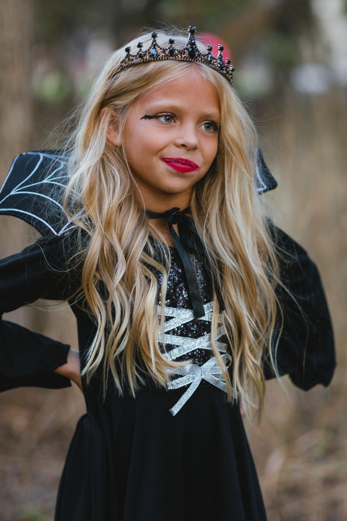 Black & Gold Vampire Queen Tiara