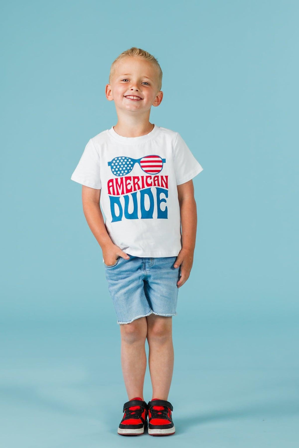 "American Babe & Dude" Top - Boy Or Girl!