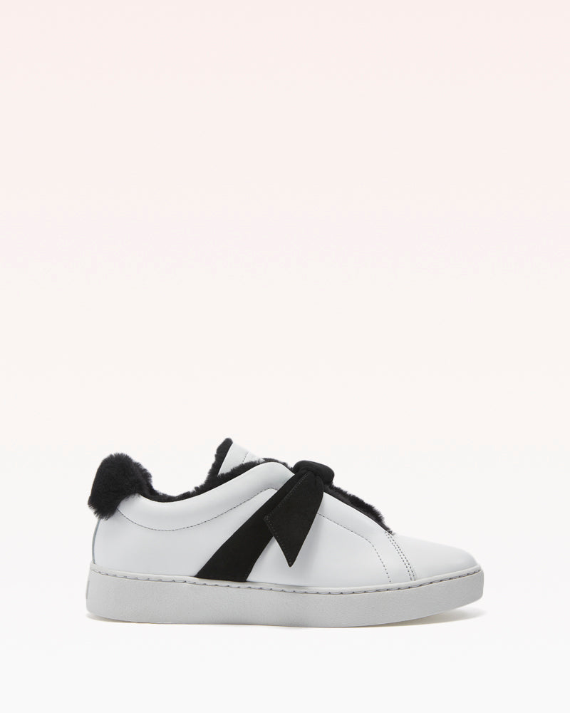 Clarita Sneaker Shearling Black