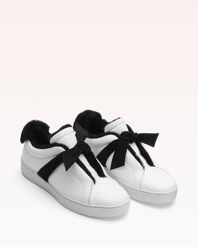 Clarita Sneaker Shearling Black