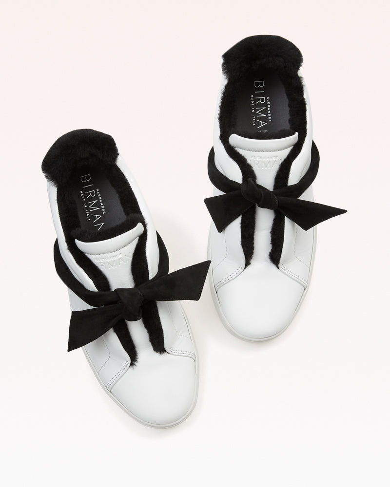 Clarita Sneaker Shearling Black