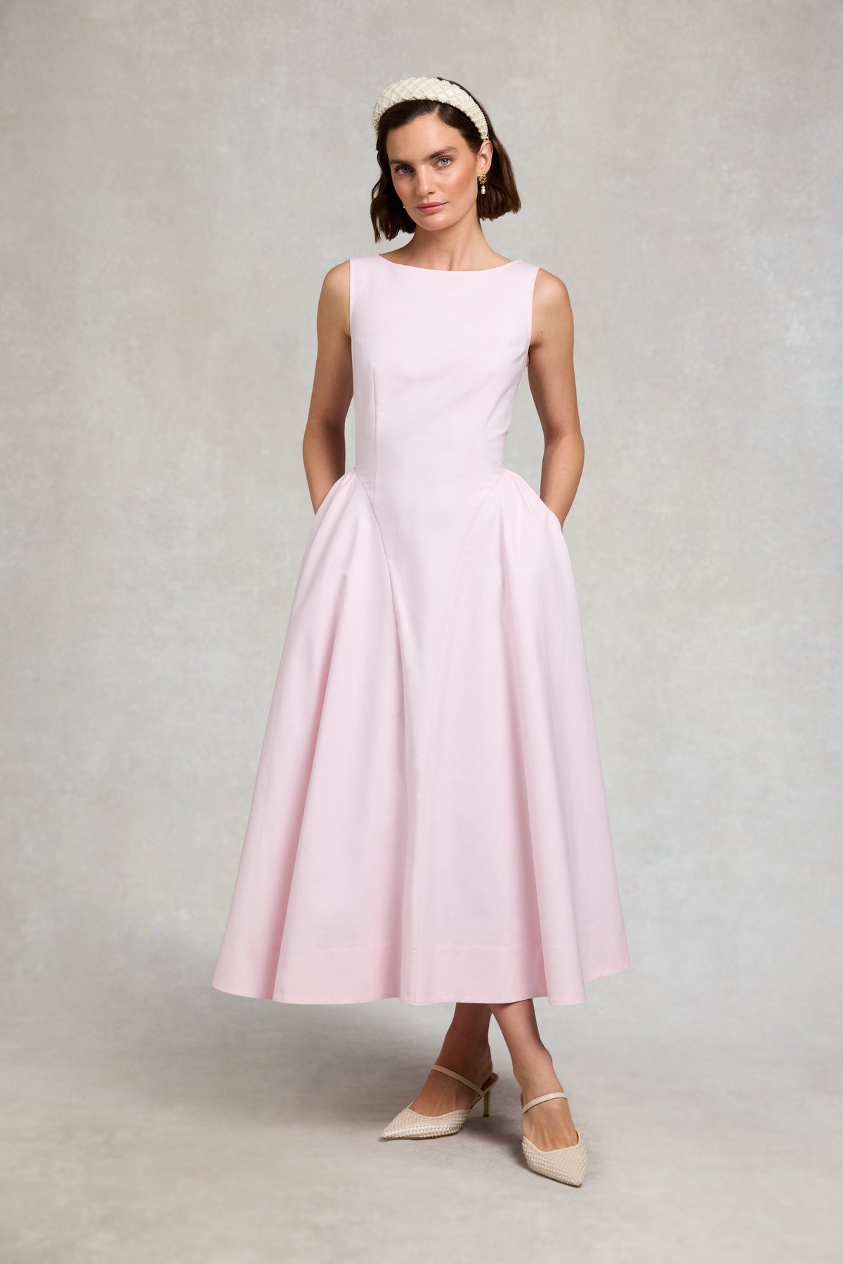 Chatsworth Woven Dress (Blush)