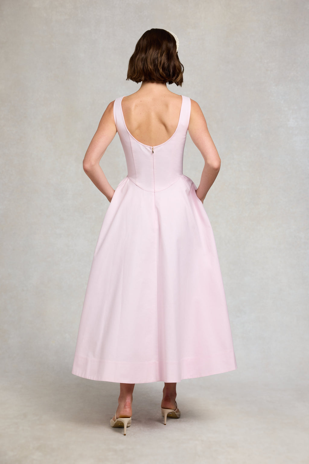 Chatsworth Woven Dress (Blush)