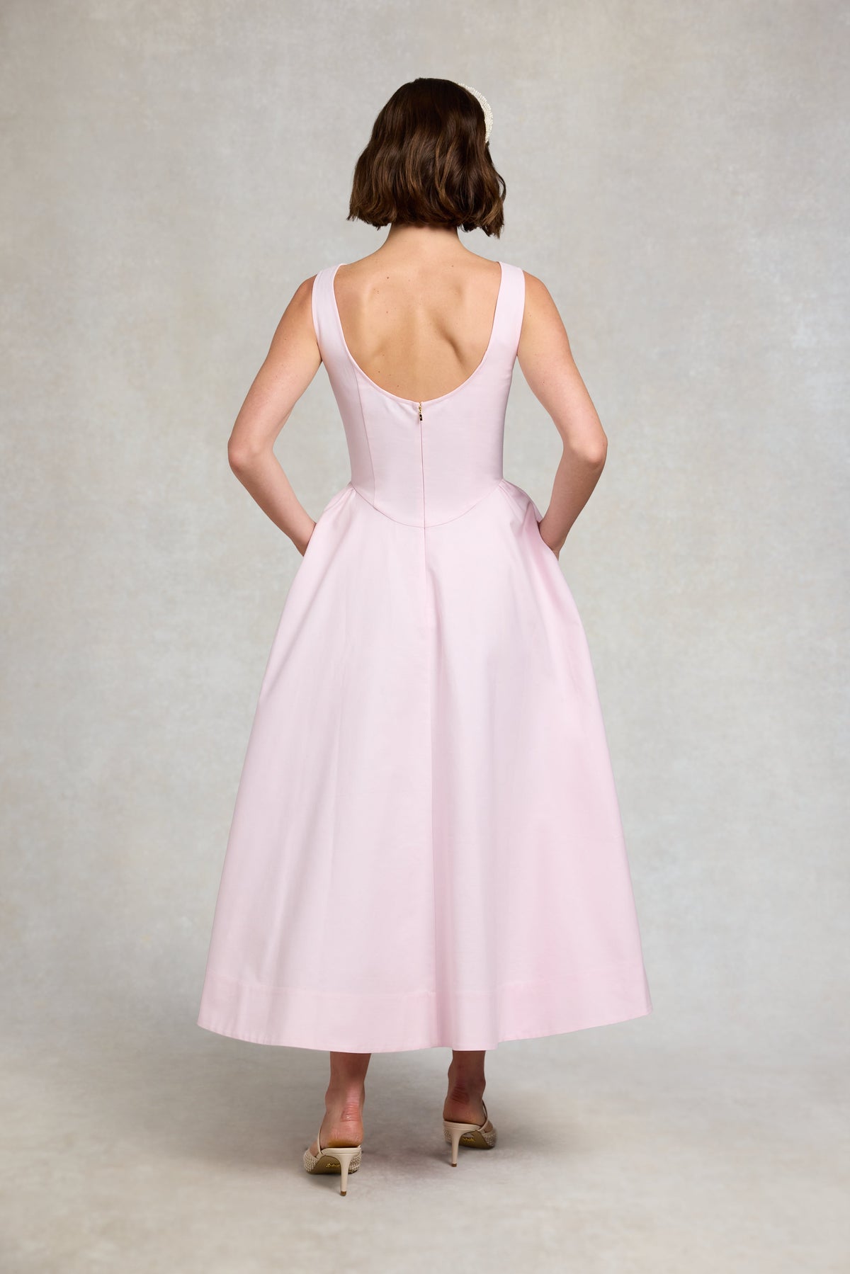 Chatsworth Woven Dress (Blush)