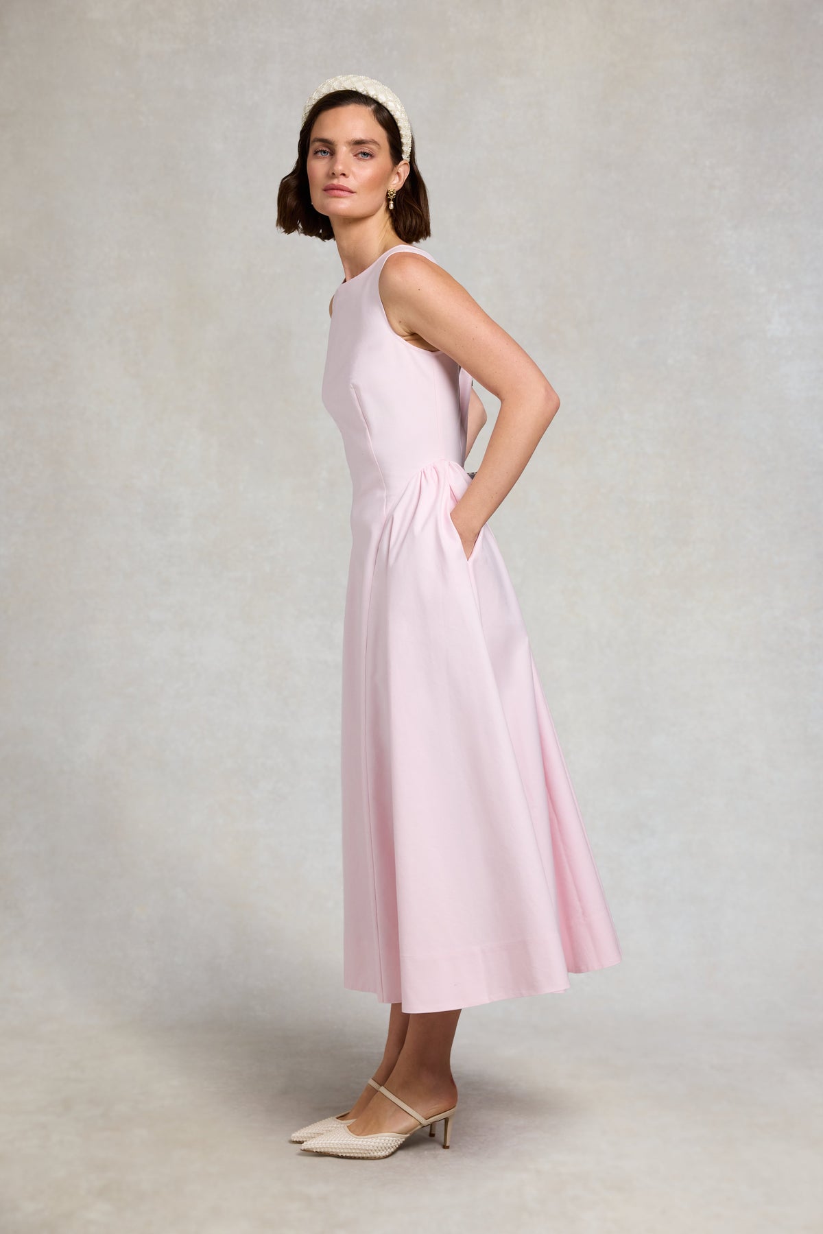 Chatsworth Woven Dress (Blush)