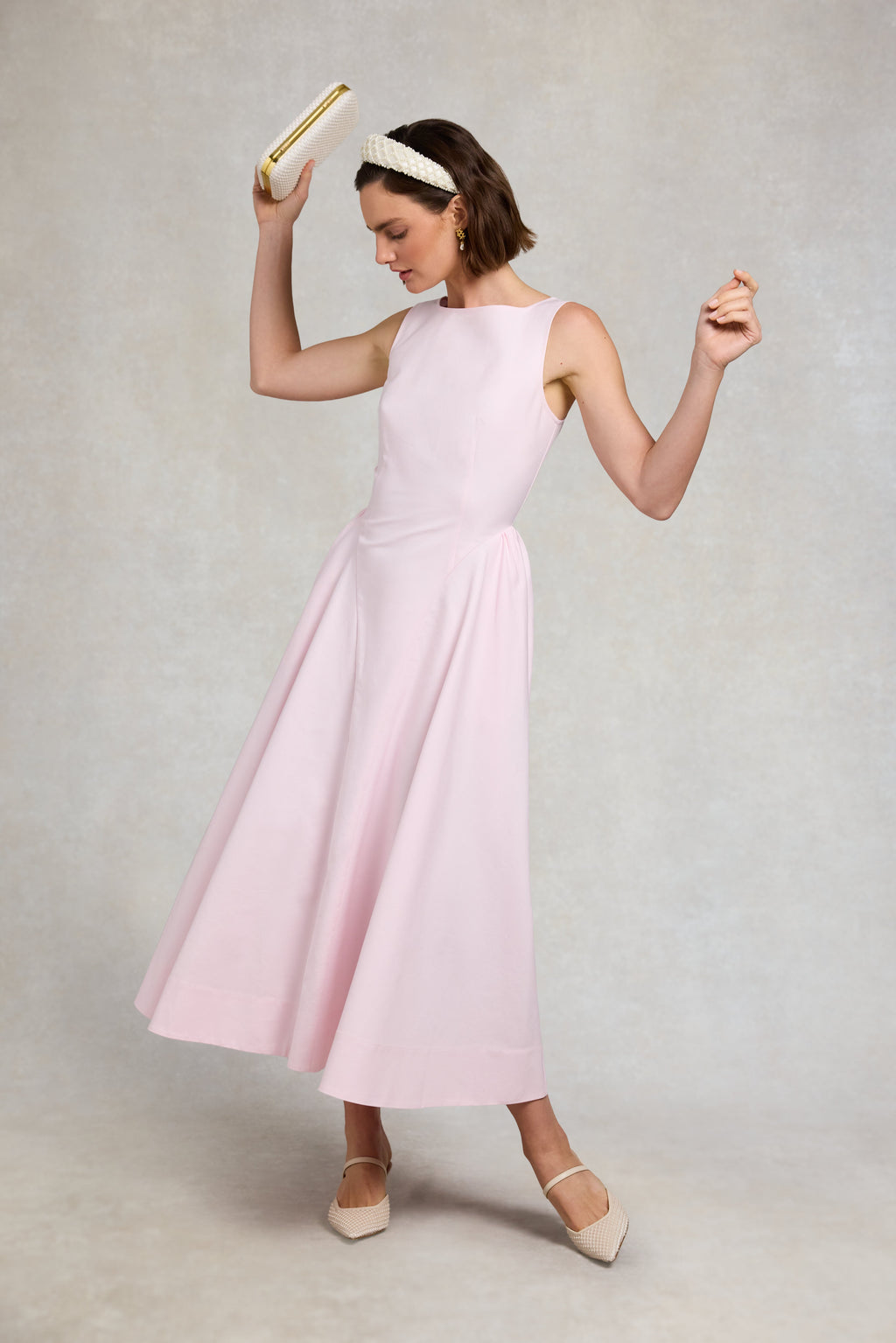 Chatsworth Woven Dress (Blush)