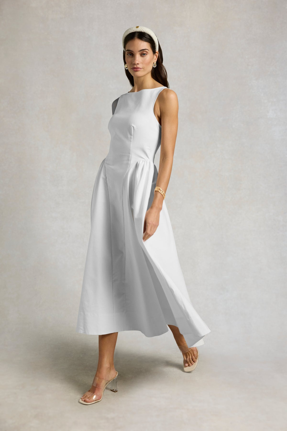 Chatsworth Woven Dress (White)