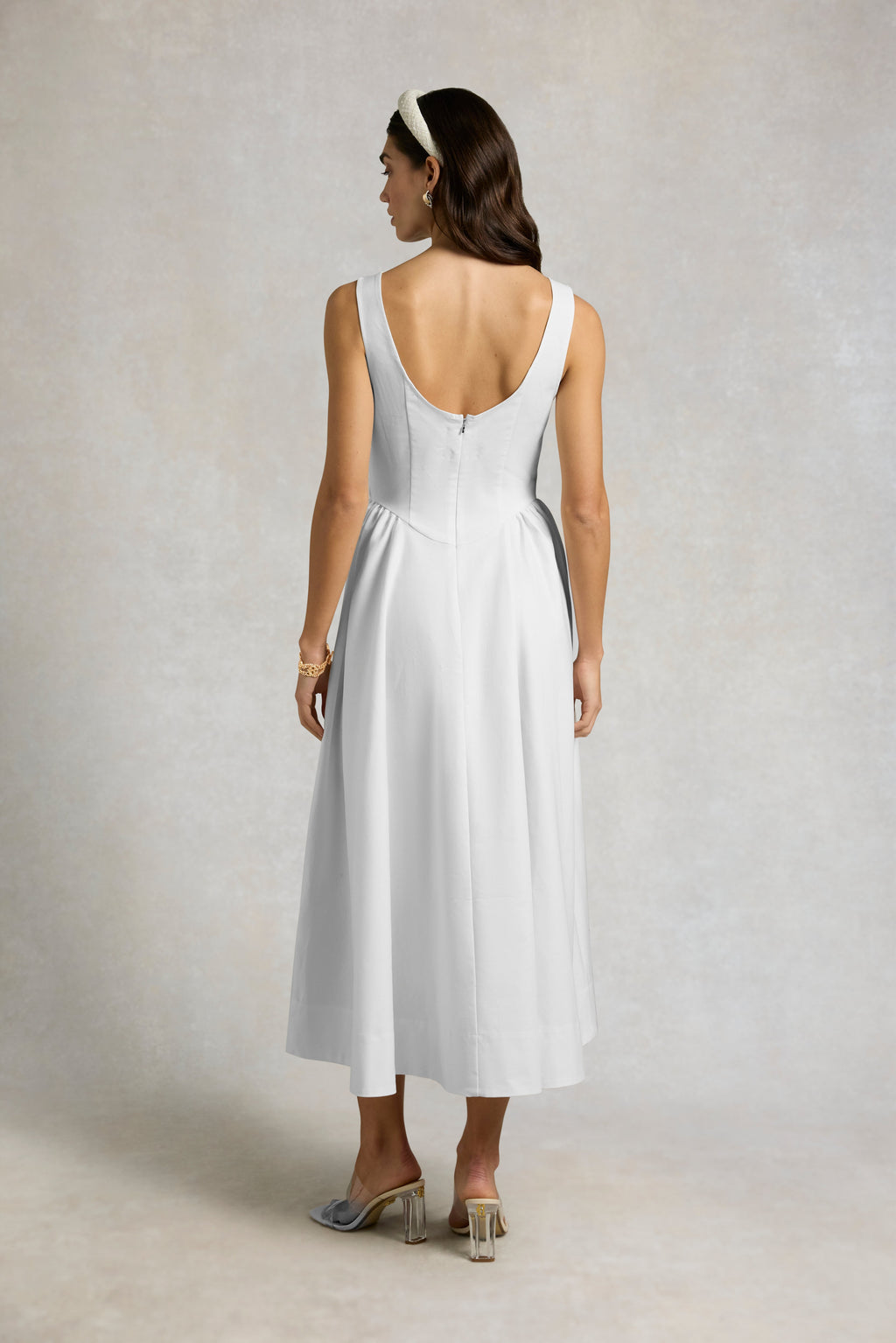 Chatsworth Woven Dress (White)