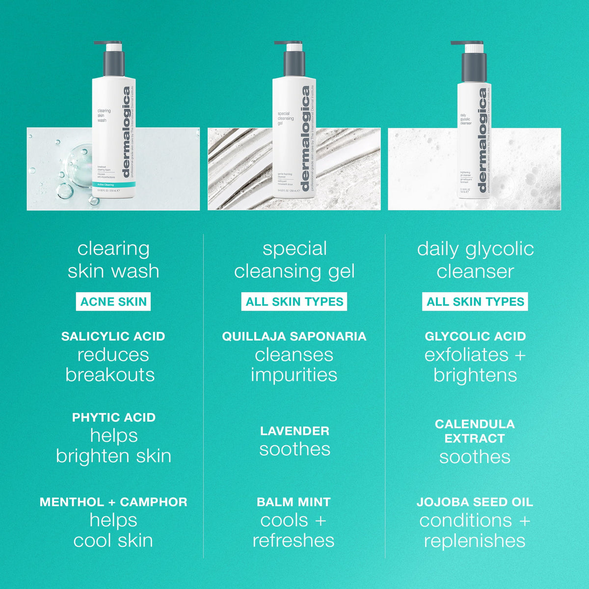 acne clearing skin wash