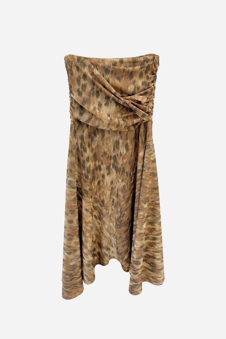 Ganni Marl Mesh Skirt