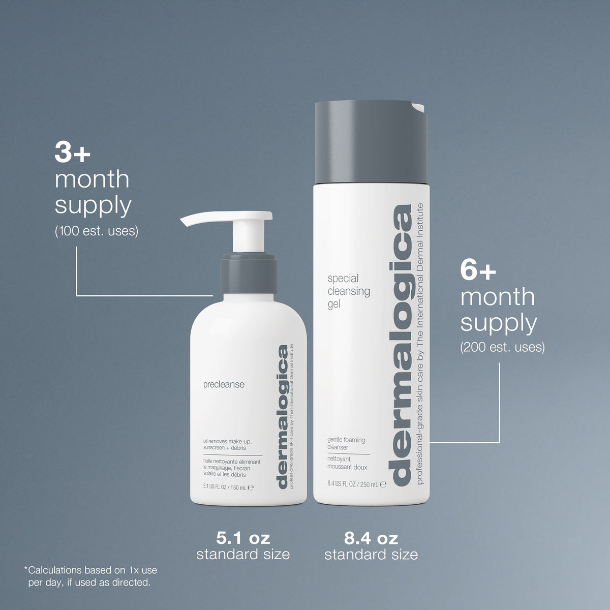 double cleanse set (2 full-size)