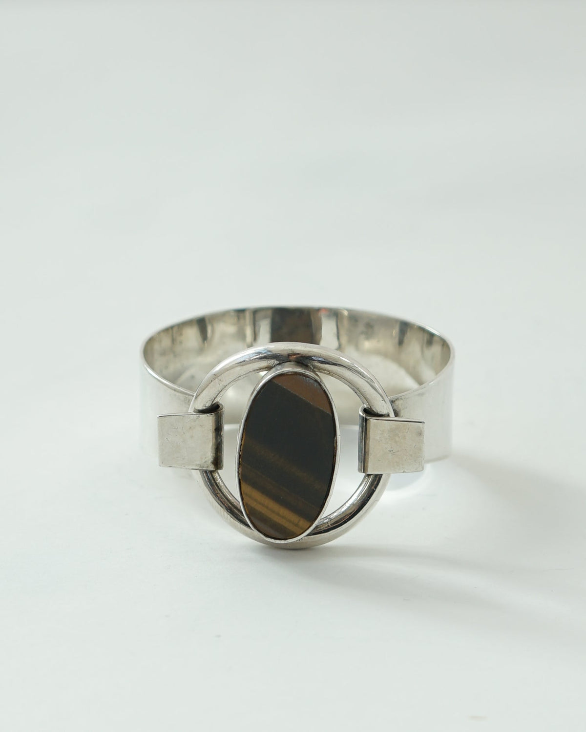 Silver Bracelet w/ Tigereye