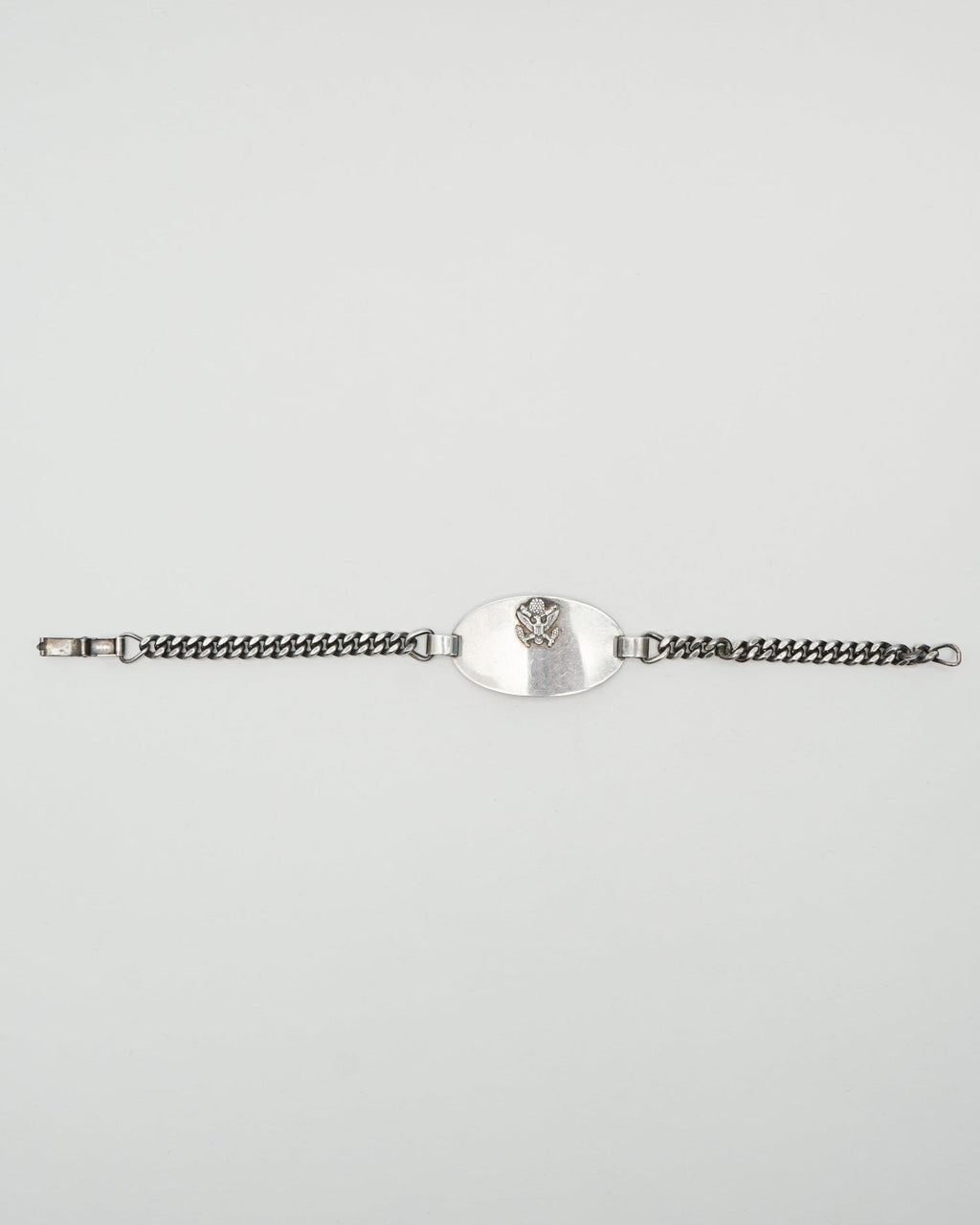 Silver US Army Air Force ID Chain Bracelet
