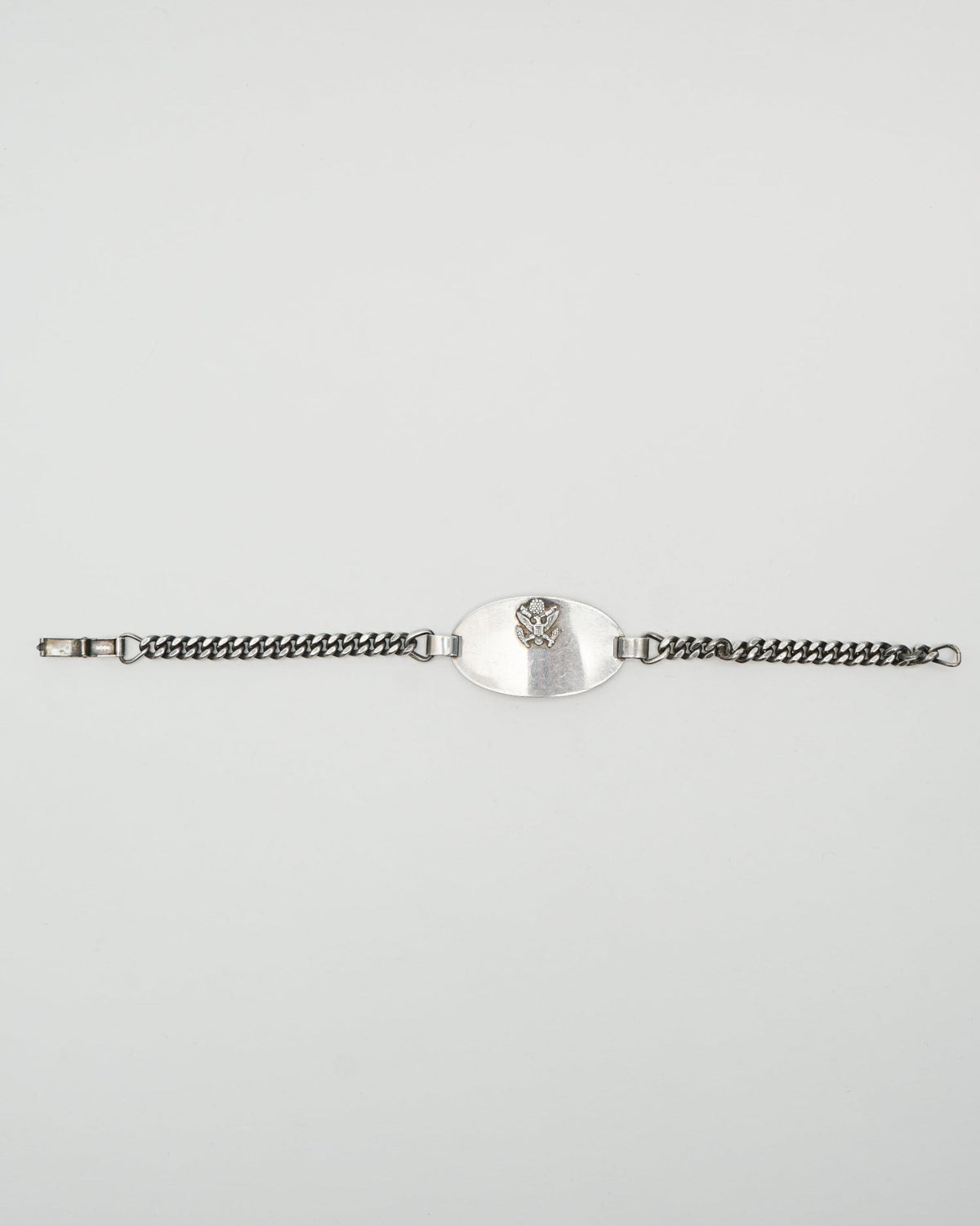 Silver US Army Air Force ID Chain Bracelet