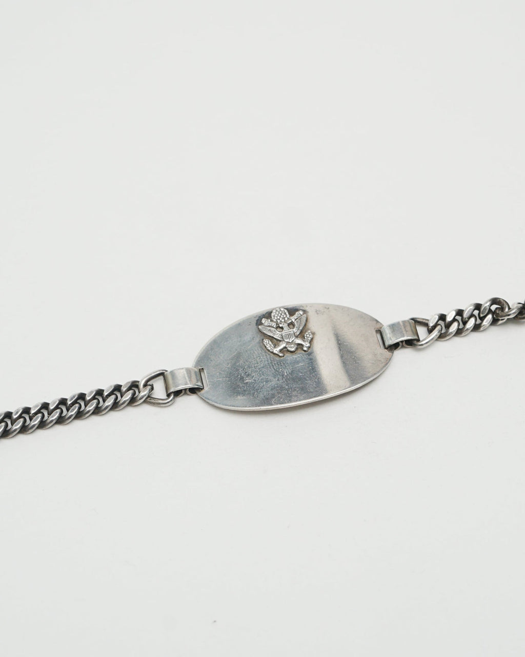 Silver US Army Air Force ID Chain Bracelet