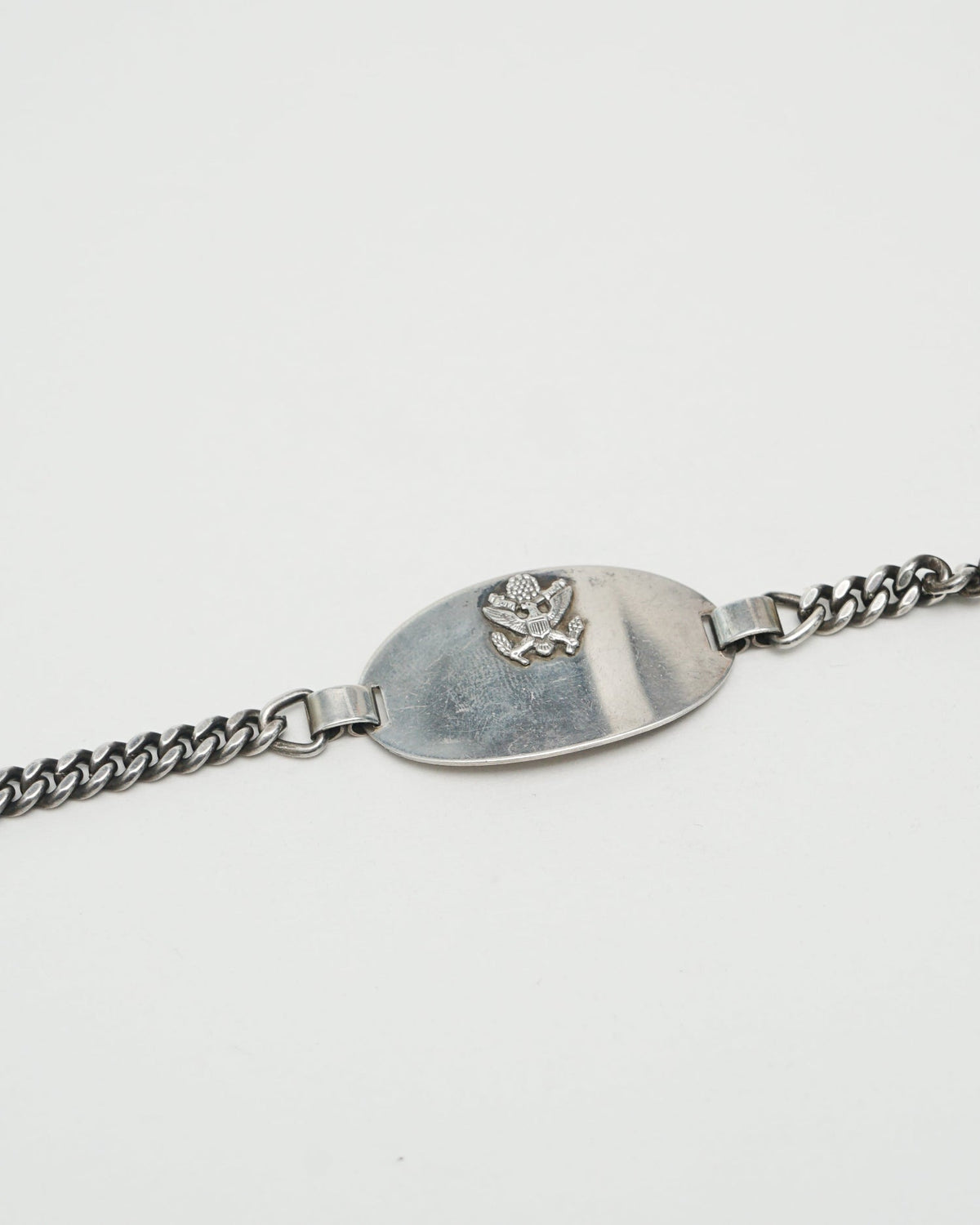 Silver US Army Air Force ID Chain Bracelet