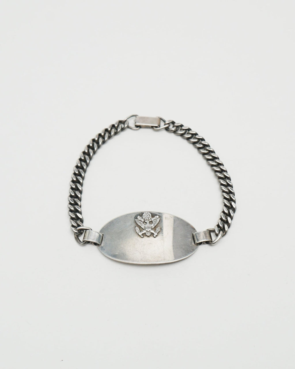 Silver US Army Air Force ID Chain Bracelet