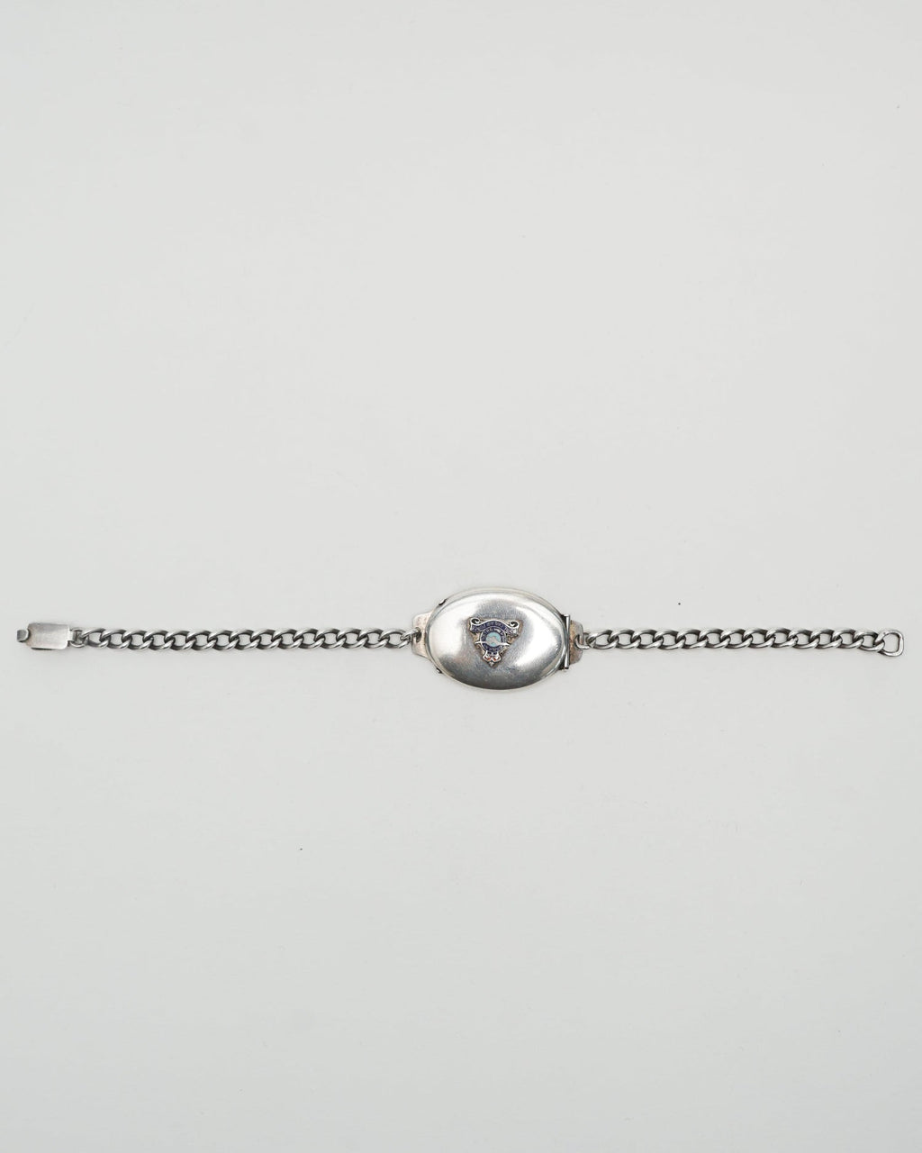 Silver Royal Canadian Air Force Locket Chain Bracelet