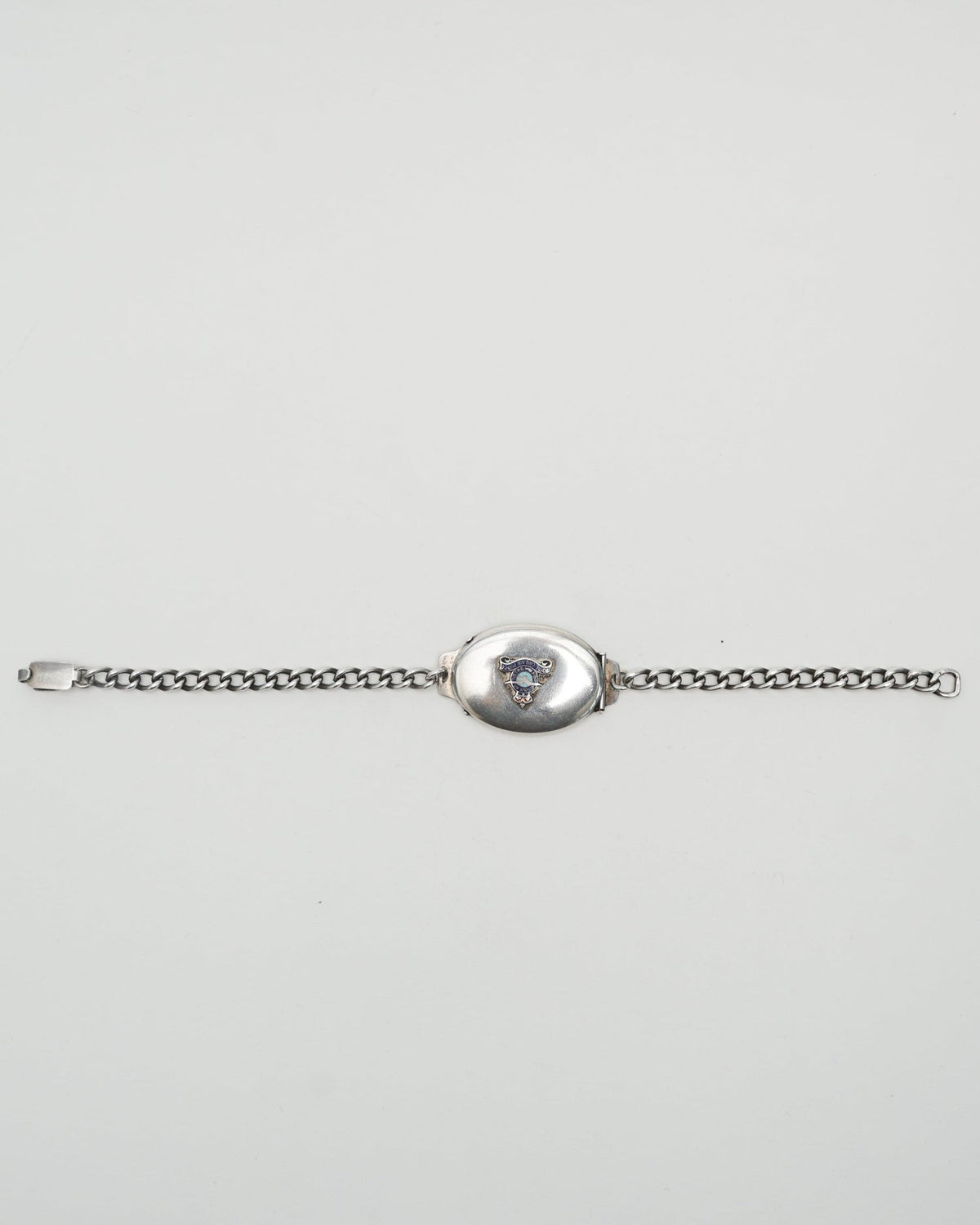 Silver Royal Canadian Air Force Locket Chain Bracelet