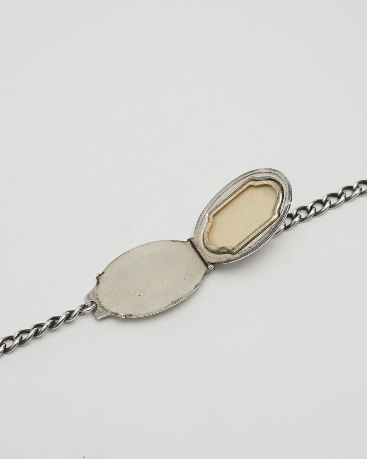 Silver Royal Canadian Air Force Locket Chain Bracelet