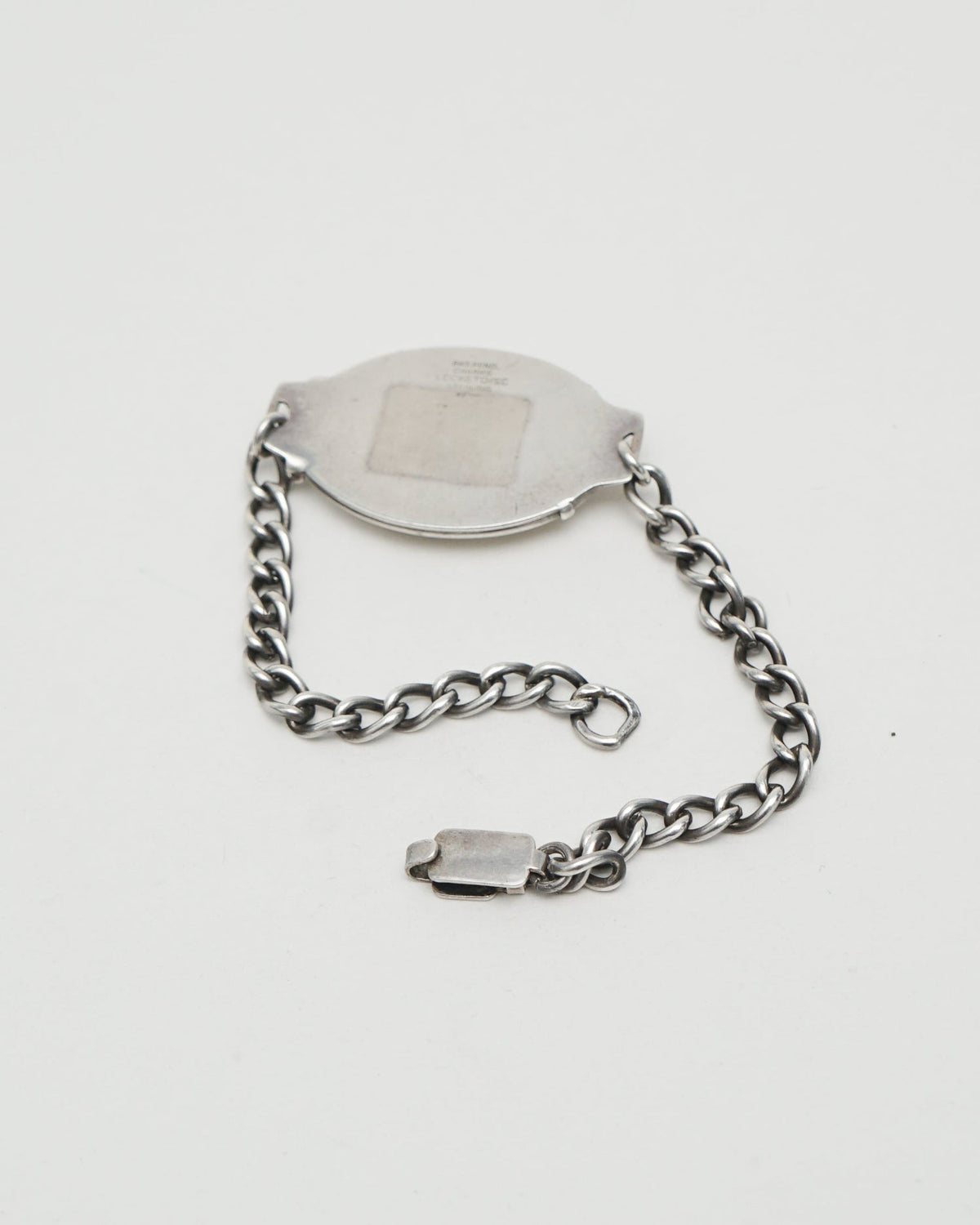 Silver Royal Canadian Air Force Locket Chain Bracelet