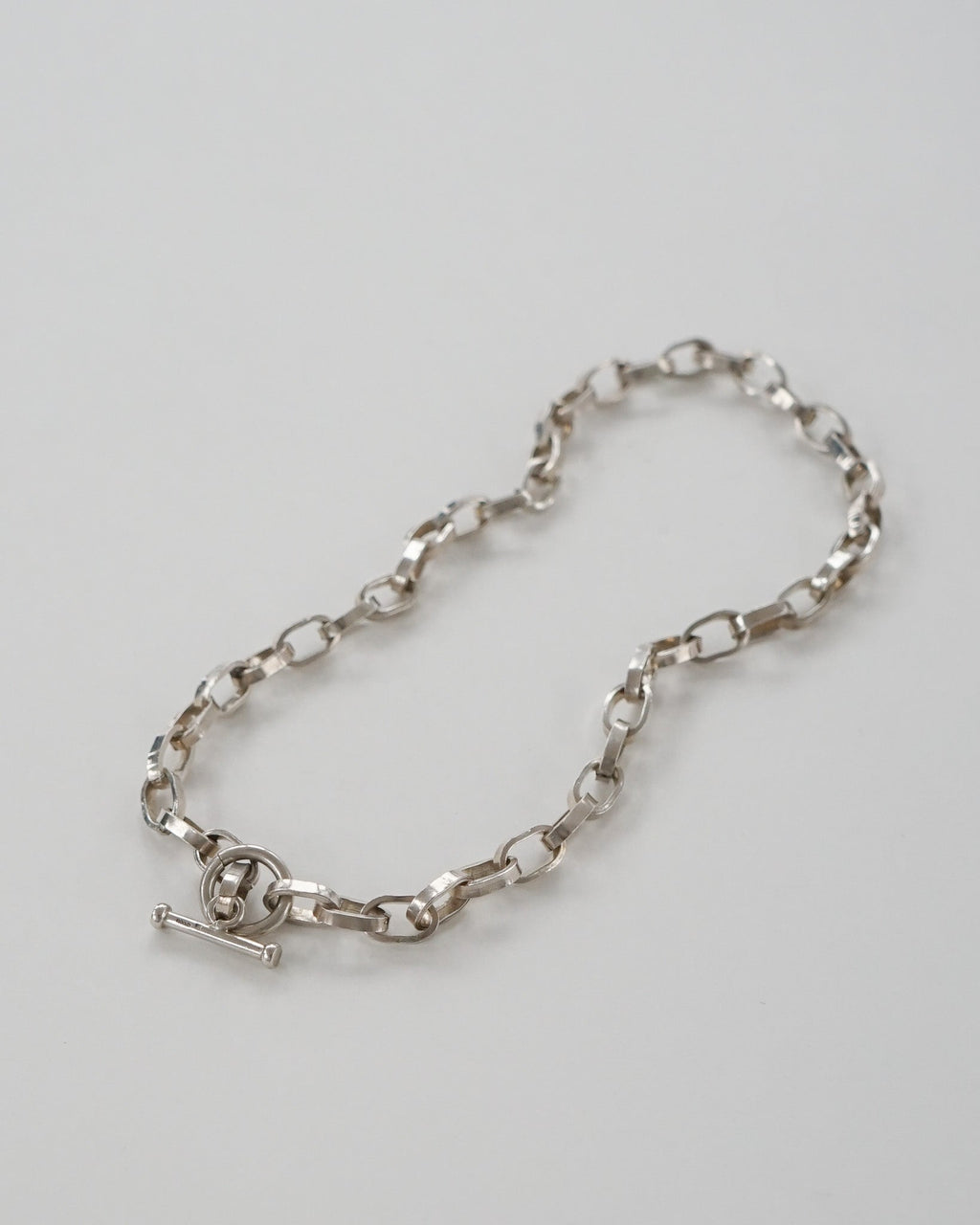Silver Paperclip Chain Necklace
