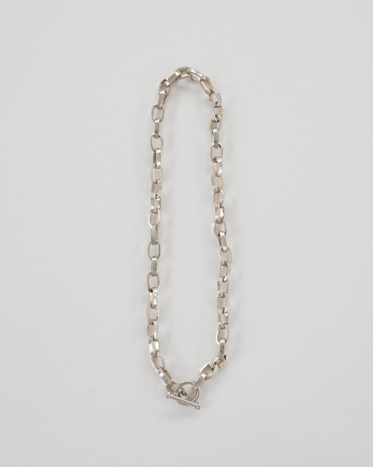 Silver Paperclip Chain Necklace