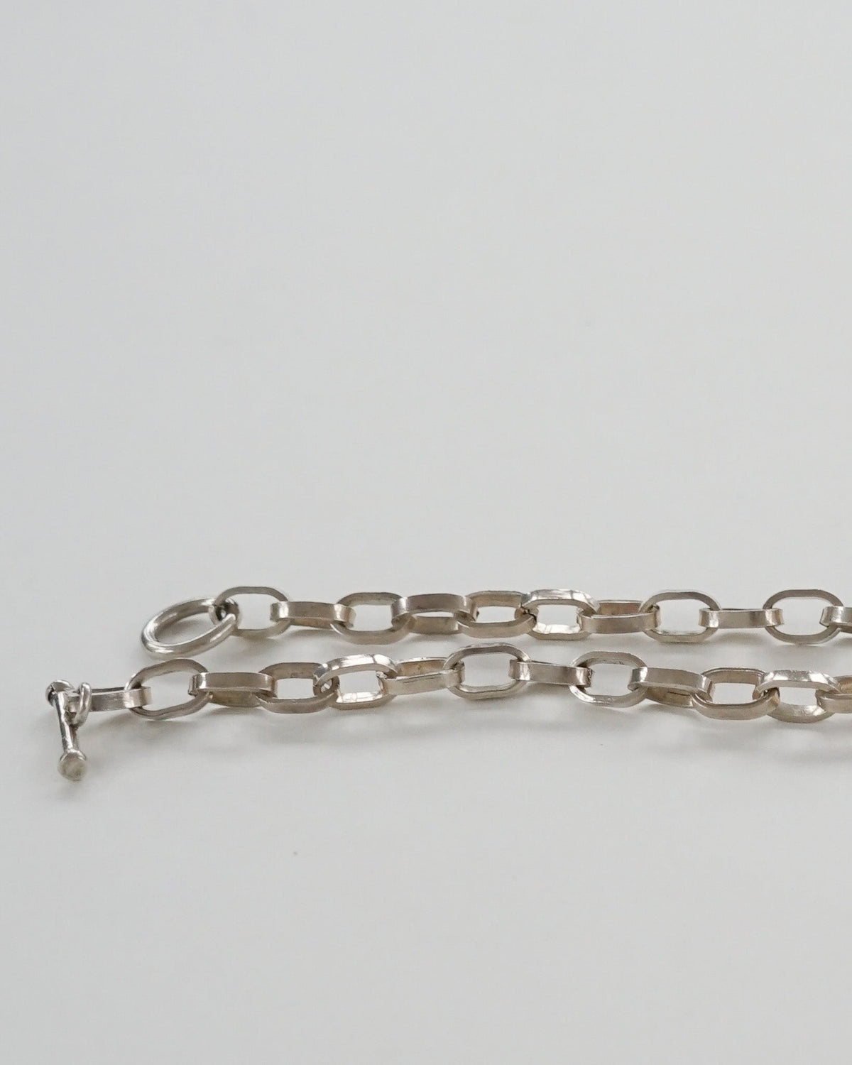 Silver Paperclip Chain Necklace