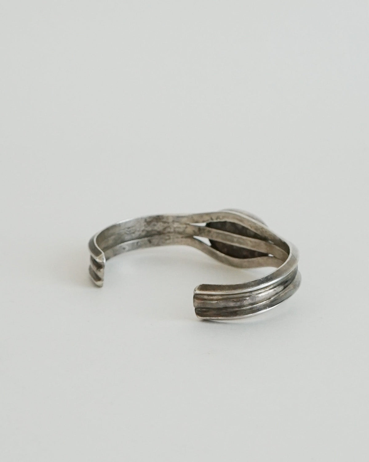 Silver Cuff Bracelet w/ Agate