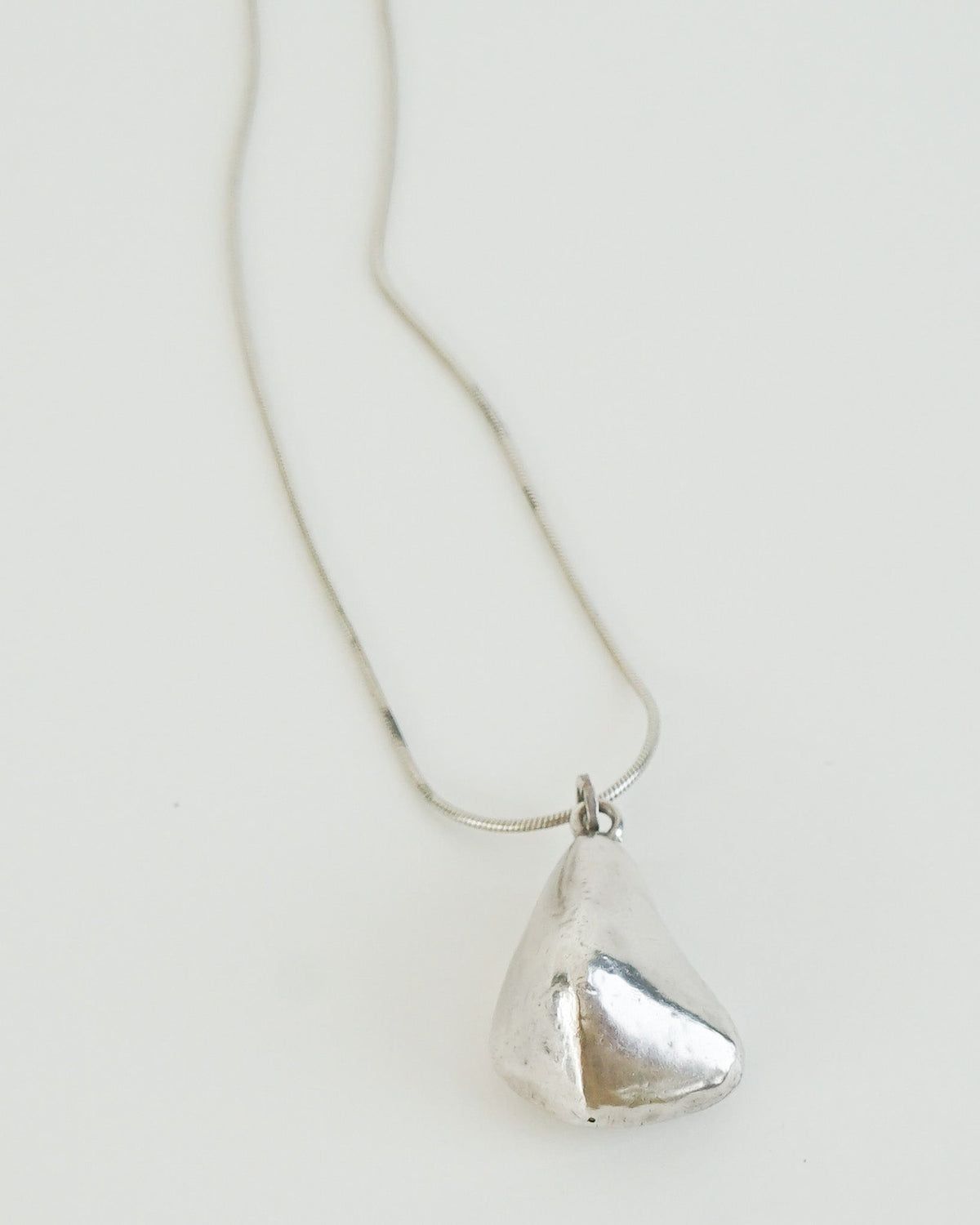 Silver Chain Necklace w/ Charm
