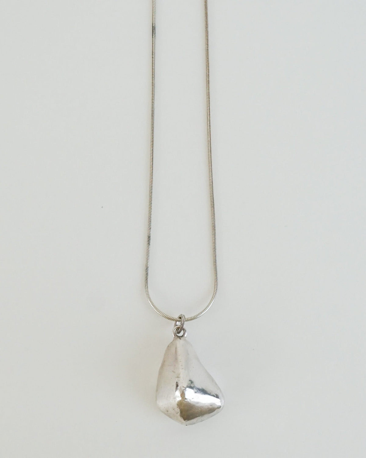 Silver Chain Necklace w/ Charm